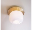 Dyberg Larsen Arp Loftlampe Opal/Messing